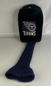 Tennessee Titans NFL Fuzzy Blue Plush Sock Driver Golf Club Head Cover - Picture 1 of 5