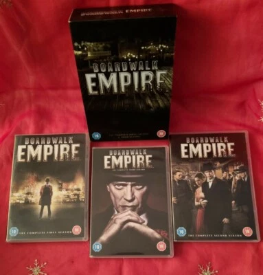 BOARDWALK EMPIRE DVD SET COMPLETE SEASONS 1-3 PRE OWNED GOOD CONDITION - Image 1 of 3