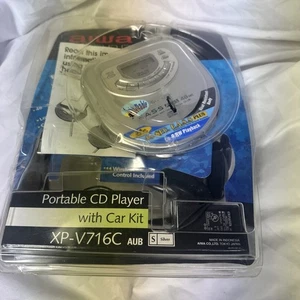 Aiwa XP-V716C Portable CD Player EASS w/ Car Kit-manual-Car Adapter - Picture 1 of 6