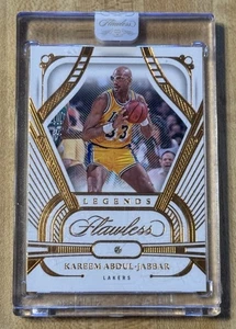Kareem Abdul Jabbar 3/3 Jrsy# Flawless 2023 Legends Diamond #108 Lakers *sealed* - Picture 1 of 4