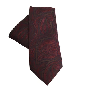 Italo Ferretti Silvi Marina Luxury Silk Tie Hand Made in Italy Paisley Print - Picture 1 of 12