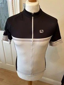 Giordana Kurzarm Radtrikot Full Zip Black & White Gr. M Medium - Bild 1 von 4