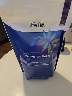 Copos de magnesio puro Life-Flo súper concentrados, 1,65 lb Foto 1 de 2