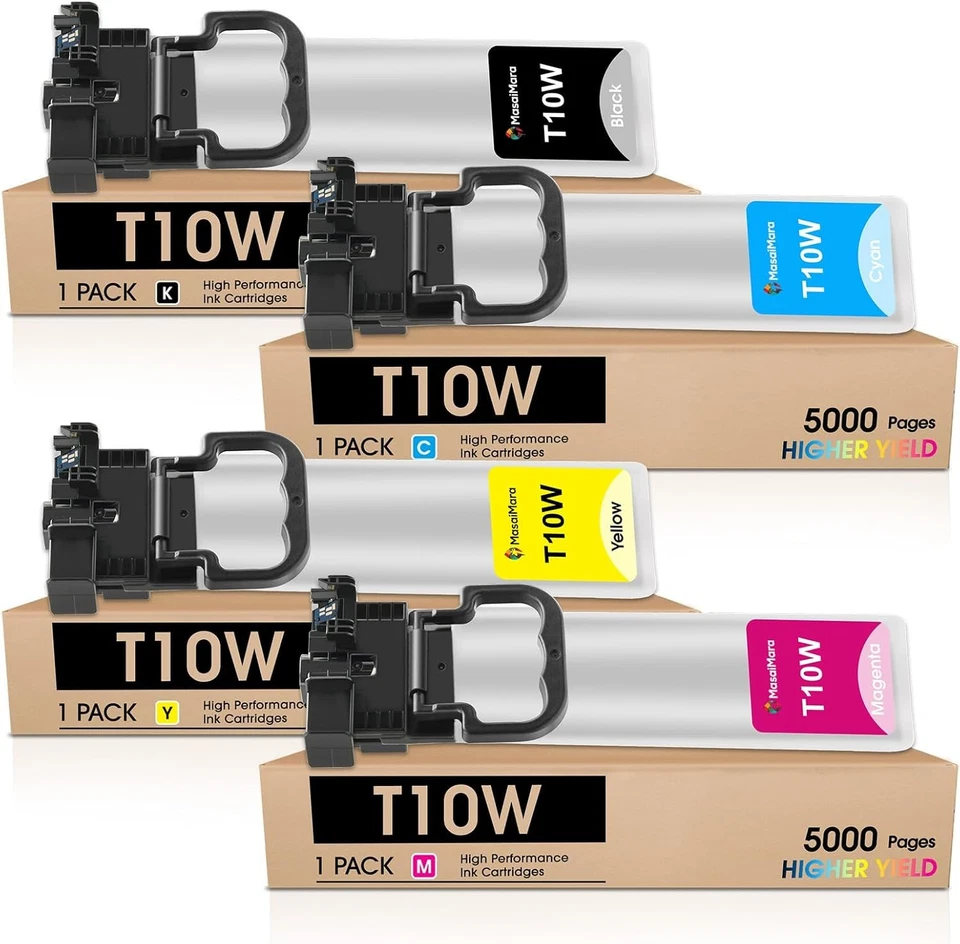 Cartucho de tinta T10W T10W100 T10W200 T10W300 T10W400 para Workforce Pro WF-C5390 Foto 1 de 4