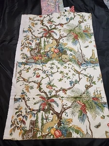 Bailey Griffin Cotton Blend Fabric Sample-27"×43"-g0625 - Picture 1 of 4