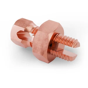 200 Pcs High Strength Copper Split Bolt Connectors 4 Gauge to 8 Gauge Solid Wire - Picture 1 of 18