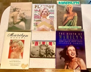 Collection of (6) Table Top Book MARILYN MONROE - About Her! Read Listing - Picture 1 of 20