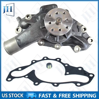 Engine Water Pump w/Gasket for 88-96 GMC C1500 Suburban C3500HD G3500 Yukon 6.5L - Image 1 of 4