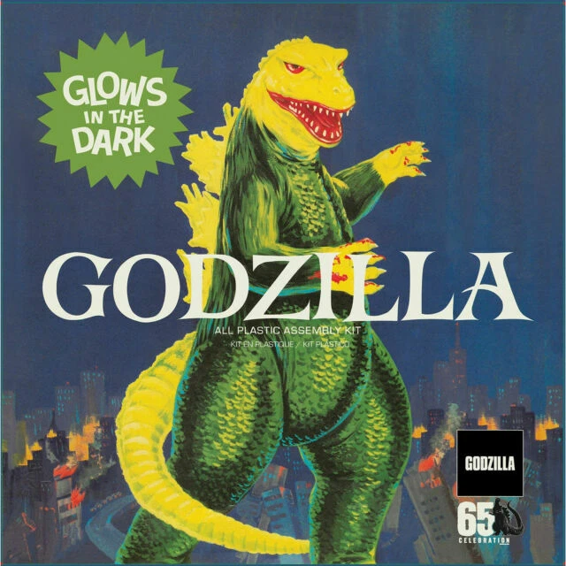 Atlantis Godzilla King of All Monster Glow in The Dark Plastic Model Kit