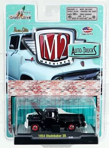 Camiones automáticos Studebaker 3R 1954 M2 Machines - 31500 10-26 NRFP 2010 negros 1:64 - Imagen 1 de 4
