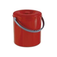 Stefanplast Eureka Poubelle Rouge 25 litres avec couvercle 20255-Stef