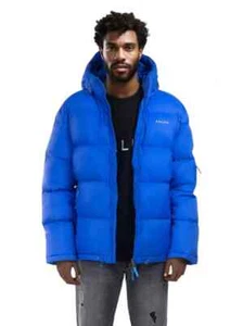 KALUD Daunenpufferjacke Electric Blue – Herren Winterjacke - Bild 1 von 5