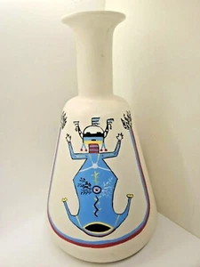 Milika Navajo Native American Father Sky Mother Earth Large Decanter Vase - Picture 1 of 9