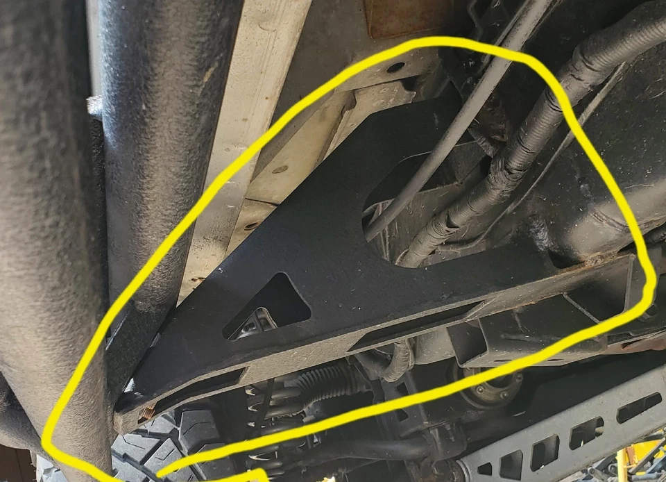 Комплект оборудования Smittybilt M1 Rockslider для 616833 - 2015-2016 Ford F150 - Изображение 1 из 4