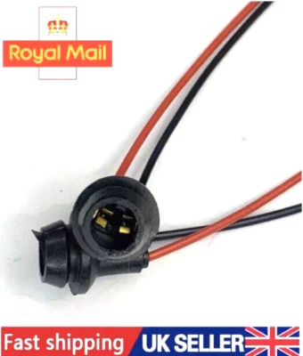 2x 501 Side Light repeater Lamp Socket Holder T10 T15 W5W LED Bulb Rubber Push - Image 1 of 4