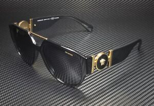 VERSACE VE4371 GB1 81 Black Dark Grey - Polarized 58 mm Men's Sunglasses