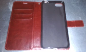 Asus Zenfone 4 Max (ZC520KL) Leather Flip Case - Photo 1 sur 4