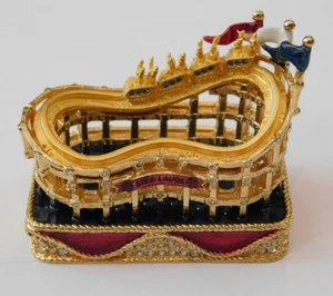 Estee Lauder Roller Coaster Solid Perfume Compact, Beautiful, 2003, Pouch, Box - Picture 1 of 10