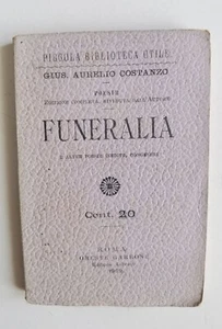 1909 - A. COSTANZO FUNERALIA - POESIE - MINILIBRO - Picture 1 of 5