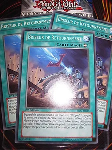 YU-GI-OH! COM BRISEUR DE RETOURNEMENT PRIO-FR056 (PLAYSET) 3 CARTES MINT ED1 - Picture 1 of 1