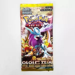 Pokemon Cards Scarlet and Violet Temporal Forces Wild Force Booster Pack Korean - Picture 1 of 4