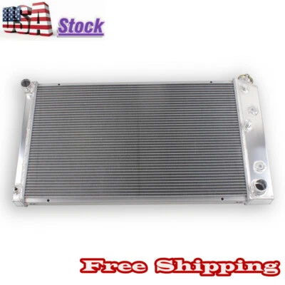 4Row Radiator For 1968 1969 1970 1971 1972 Chevelle GTO Cutlass Lemans 7.4L - Image 1 of 4