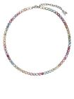 Nwt Amina Muaddi Crystal-Embellished Tennis Necklace