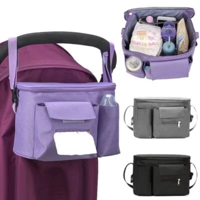 Stroller Organizer Bags Mummy Large Capacity Travel Hanging Bag Pram Diaper Bag