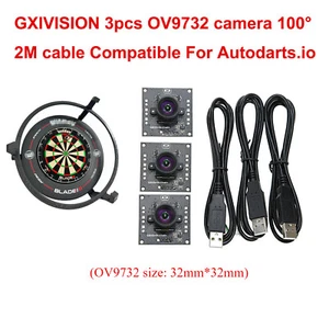 GXIVISION OV9732/IMX179/OV2735 30fps 2M Kabel 100 Deg 3 Stück Kamera Autodarts.i - Bild 1 von 10