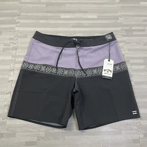 Billabong Fifty50 Pro Boardshorts 17.5” Colorblock Mens Size 33 Swim Shorts $59 - Picture 1 of 8