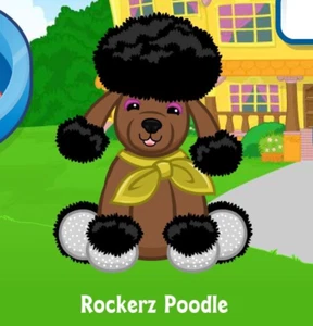 Webkinz Classic Rockerz Poodle Pet Code Only - Foto 1 di 1
