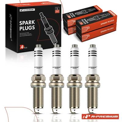 4x bujías de iridio y platino para Volkswagen Jetta 2014-2018 Golf Audi S3 Q7 Foto 1 de 4