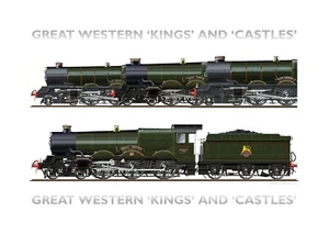 Great Western Kings & Castles - Print - Bild 1 von 1