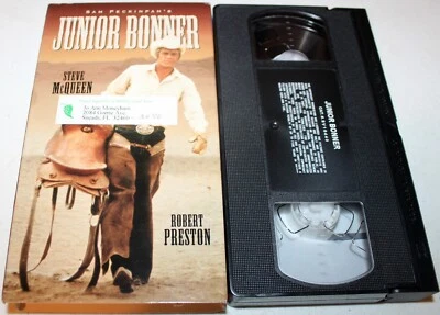 Junior Bonner (VHS, 1972) Steve McQueen, Robert Preston, Anchor Bay, Western - Image 1 of 2