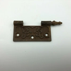 Ornate Door Hinge Cast Iron Part Piece Incomplete Vintage Steeple Top - Picture 1 of 12