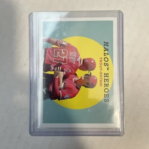 2018 Archives Halos Heroes Rookie Shohei Ohtani Mike Trout Los Angeles Angels ๐ - Picture 1 of 7