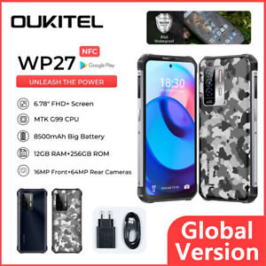 Global Oukitel WP27 Rugged Smartphone 12GB+256GB 8500mAh 64MP MTK G99 Android 13