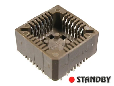 4pcs socket PLCC 28pin, THT, PCS-028A-1 THOMAS&BETTS Foto 1 de 2