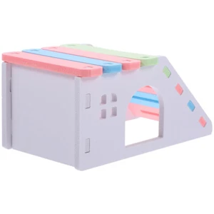 Hamster Cage Accessories House Hideout Hideouts Small Animal Hut Habitats for - Picture 1 of 12