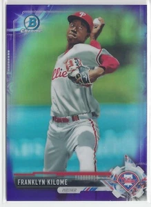 Bowman Chrome Draft 2017 #BDC-112 Franklyn Kilome refractor púrpura #d 212/250 - Imagen 1 de 1