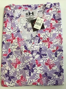 New w/Tags - Beverly Hills Uniforms Plus Size Scrub Top, Style #501W, 3XL-5XL - Picture 1 of 1