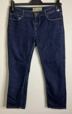 2 Pairs of Fat Face UK 8 Denim Jeans Cropped Capri Pants Straight Leg - Image 1 of 4