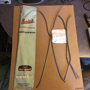 1957 Buick Super & RoadMaster 4 Door    Door Edge Guards NOS # 981828 - Picture 1 of 2