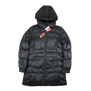 Puma Puffer Jacket Black Womens Down Filled Deadstock Outdoor Winter Casual BNWT - Picture 1 of 2