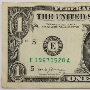 Birthday Anniversary Note May 28, 1967 Dollar Fancy Serial Number $1 2017 E A - Picture 1 of 6