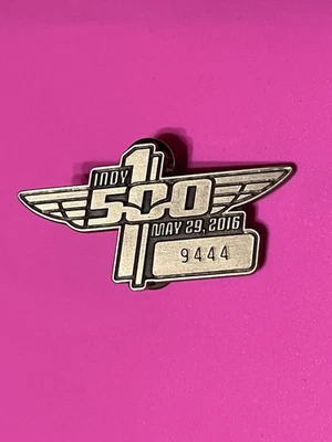 INDY 500 limited edition pin ,100th running May 29, 2016 Serial number 9444 - Image 1 of 3