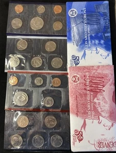 US Mint 1999 Uncirculated Coin Set Denver & Philadelphia OGP & COA Free Shipping - Picture 1 of 2