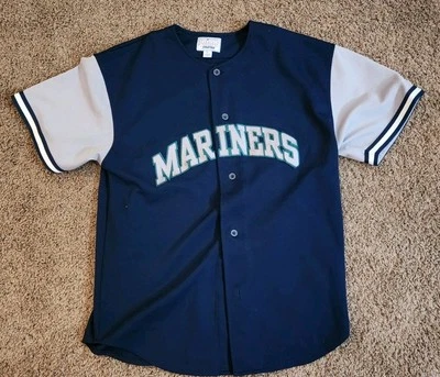 Vintage 90's MLB STARTER JERSEY Seattle Mariners "Ken Griffey Jr. #24" Size L - Image 1 of 4