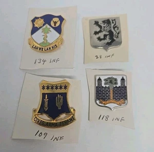 Regimiento de Infantería Post Segunda Guerra Mundial DUI's 28th, 109th, 118th, 354th - Imagen 1 de 13
