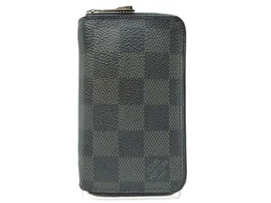 Auténtico Portatarjetas Monedero Louis Vuitton Zippy N63076 Damier Grafito 36636699 - Imagen 1 de 13